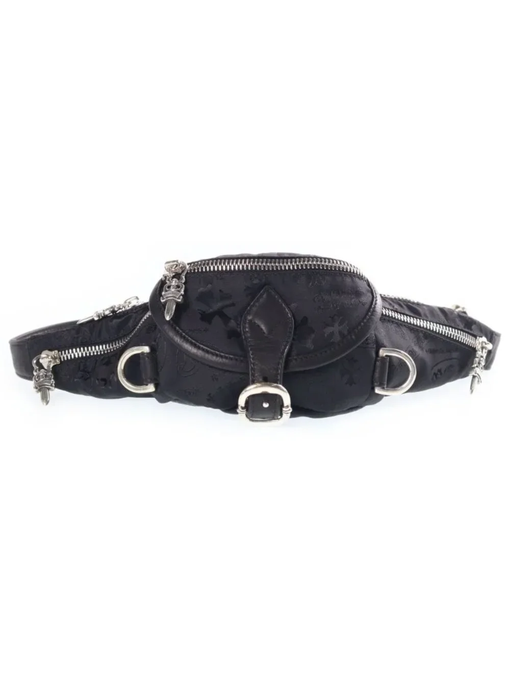 Chrome Hearts Snat Pack Mini Multi Motif Mini Shoulder Bag Black